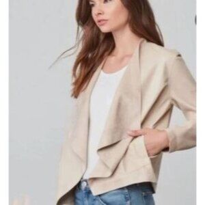 NWT BB Dakota Vegan Faux Leather Teagan Reversible Jacket Size Medium